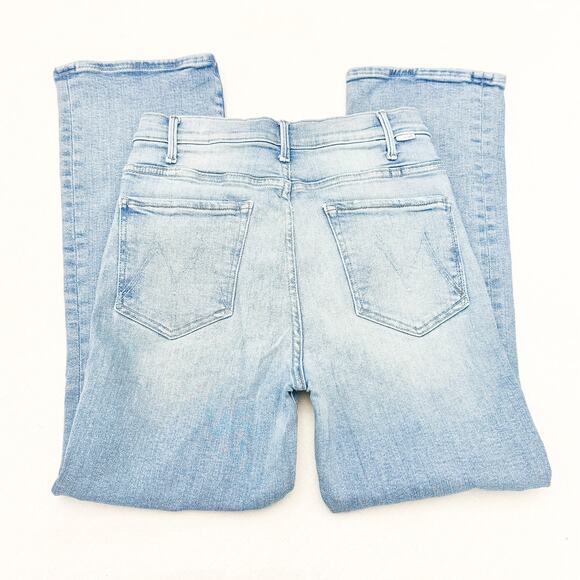 MOTHER Women's Straight Leg Jeans - Light Blue - Picture 5 of 9